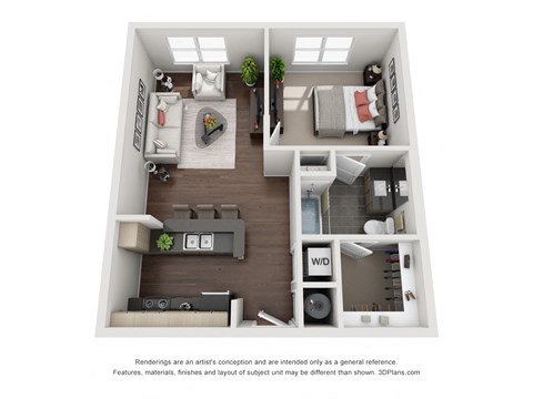 1 Bedroom 1 Bathroom